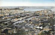 50 Manche CPSM FRANCE 50 "Cherbourg, Panorama de l'avant Port et de la gare"