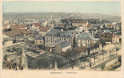 CPA FRANCE 50 "Carentan, panorama"