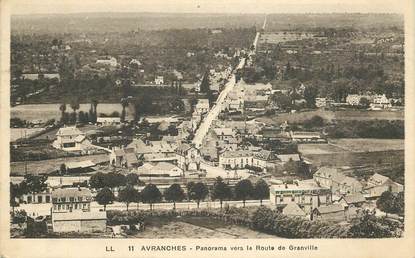 CPA FRANCE 50 "Avranches, panorama vers la Route de Granville"