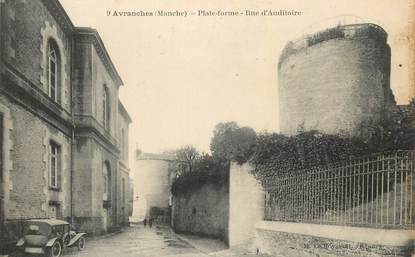 CPA FRANCE 50 "Avranches, Plate forme, Rue d'Auditoire"