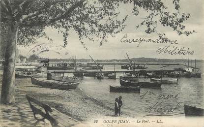 / CPA FRANCE 06 "Golfe Juan, le port" / BATEAU