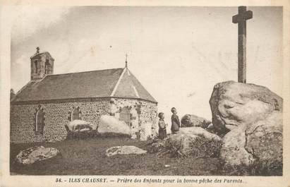 CPA FRANCE 50 "Iles Chausey, Prière des Enfants"