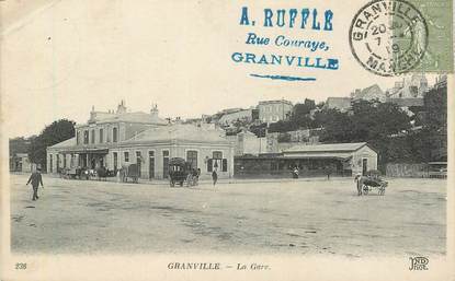 CPA FRANCE 50 "Granville,  la gare"