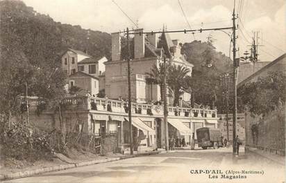 / CPA FRANCE 06 "Cap d'Ail, les magasins"