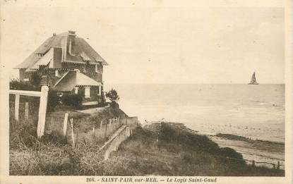 CPA FRANCE 50 "Saint Pair sur Mer, le Logis Saint Gaud"