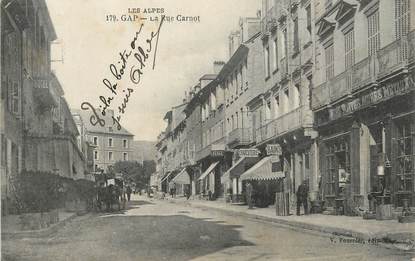 / CPA FRANCE 05 "Gap, la rue Carnot"