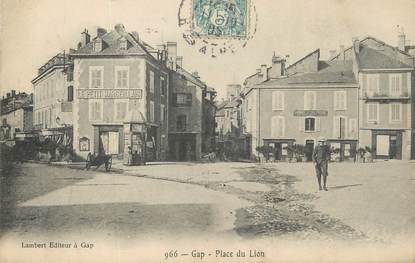 / CPA FRANCE 05 "Gap, Place du Lion"