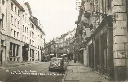 / CPSM FRANCE 05 "Gap, rue Carnot, hôtel des postes" / AUTOMOBILE