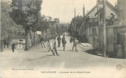 / CPA FRANCE 05 "Briançon, av de la République "