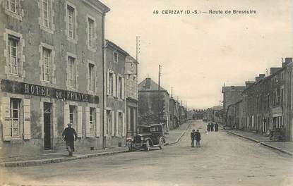 CPA FRANCE 79 "Cerizay, la rte de Bressuire, Hotel de France"