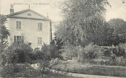 / CPA FRANCE 01 "Beynost, villa Monderous"