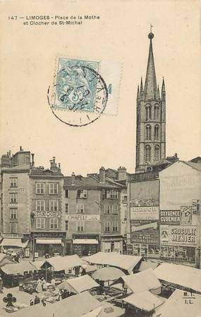 CPA FRANCE 87 "Limoges, Place de la Mothe"