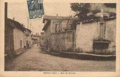 / CPA FRANCE 01 "Genay, rue du Perron"