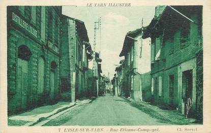 CPA FRANCE 81 "Lisle sur Tarn, rue Etienne Compayré"