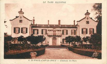 CPA FRANCE 81 "Saint Paul Cap de Joux, Chateau Saint Marc"