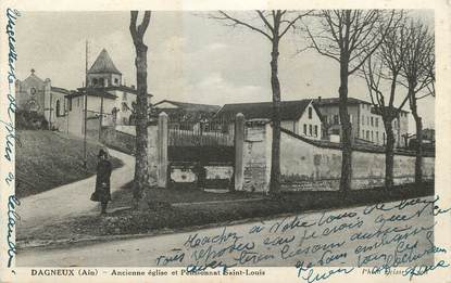 / CPA FRANCE 01 "Dagneux, ancienne église et pensionnat Saint Louis"