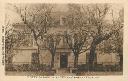 / CPA FRANCE 01 "Artemare, hôtel Bérard"