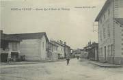 01 Ain / CPA FRANCE 01 "Pont de Veyle, grande rue et route de Thoissey"