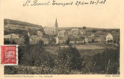 / CPA FRANCE 03 "Saint Bonnet Tronçais, vue générale"