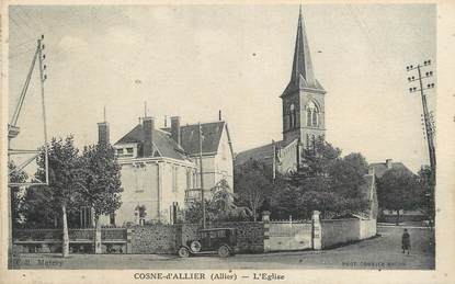 / CPA FRANCE 03 "Cosne d'Allier, l'église"