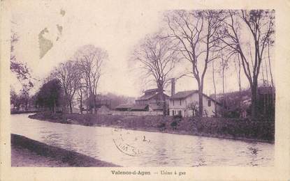 CPA FRANCE 82 "Valence d'Agen, Usine à gaz"