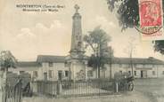 82 Tarn Et Garonne CPA FRANCE 82 "Montbeton, le monument aux morts" / OBLITERATION BANDE PUBLICITAIRE