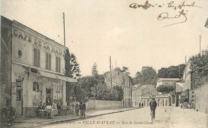 CPA FRANCE 92 "Ville d'Avray, la rue de Saint Cloud"