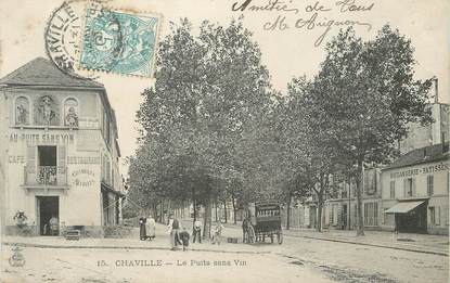/ CPA FRANCE 92 "Chaville, le puits sans vin"