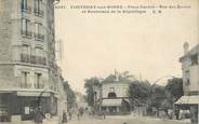 92 Haut De Seine CPA FRANCE 92 "Fontenay aux Roses, Place Carnot, rue des Ecoles"