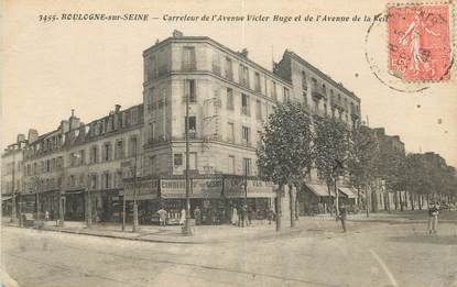 / CPA FRANCE 92 "Boulogne sur Seine, carrefour de l'avenue Victor Hugo"