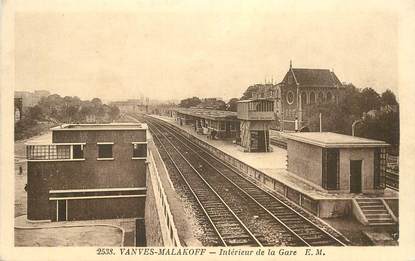 CPA FRANCE 92 "Vanves, interieur de la gare"