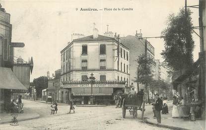 / CPA FRANCE 92 "Asnières, place de la Comète"