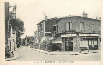 / CPA FRANCE 92 "Asnières, rue parmentier"