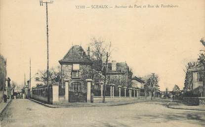 CPA FRANCE 92 "Sceaux, avenue du Parc et rue de Penthièvre"