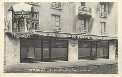 / CPA FRANCE 92 "Asnières, caisse d'épargne" / CE / BANQUE