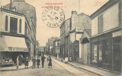 CPA FRANCE 93 "Le Pré saint Gervais, la rue de la Villette"