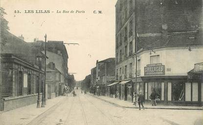 CPA FRANCE 93 "Les Lilas, rue de Paris"
