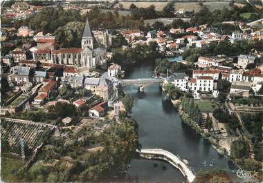 / CPSM FRANCE 85 "Mareuil sur Lay, vue panoramique aérienne"