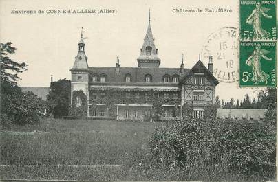/ CPA FRANCE 03 "Environs de Cosne d'Allier, château de Baluffière"