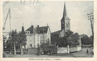 / CPA FRANCE 03 "Cosne d'Allier, l'église "