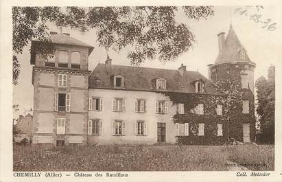 / CPA FRANCE 03 "Chemilly, château des Ramillons"