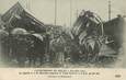 CPA FRANCE 77 "Melun, catastrophe de chemin de fer, 1913, travaux de déblaiement"