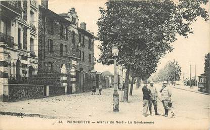 CPA FRANCE 93 "Pierrefitte, avenue du Nord, la Gendarmerie"