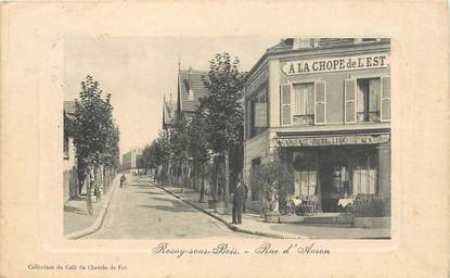 CPA FRANCE 93 "Rosny sous Bois, la Rue d'Avron, Restaurant La Chope de l'Est"