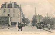 93 Seine Saint Deni CPA FRANCE 93 "Ile Saint Denis, Pont de Villeneuve la Garenne et la rue Méchin"