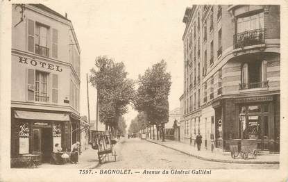 CPA FRANCE 93 "Bagnolet, avenue du Gal Galliéni"