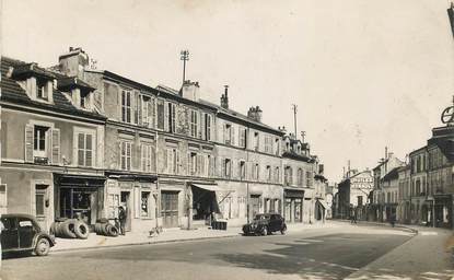 CPSM FRANCE 93 "Epinay sur Seine, la rue de Paris"