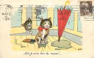 Illustrateur CPA ILLUSTRATEUR G. BOURET / CHAT