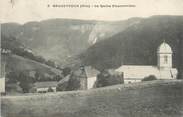 01 Ain / CPA FRANCE 01 "Belleydoux, la roche Fauconnière"