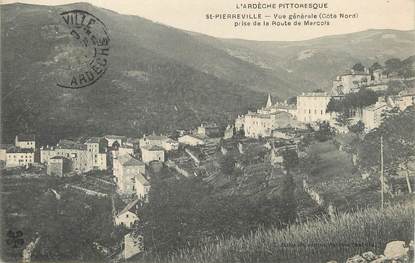/ CPA FRANCE 07 "Saint Pierreville, vue générale"